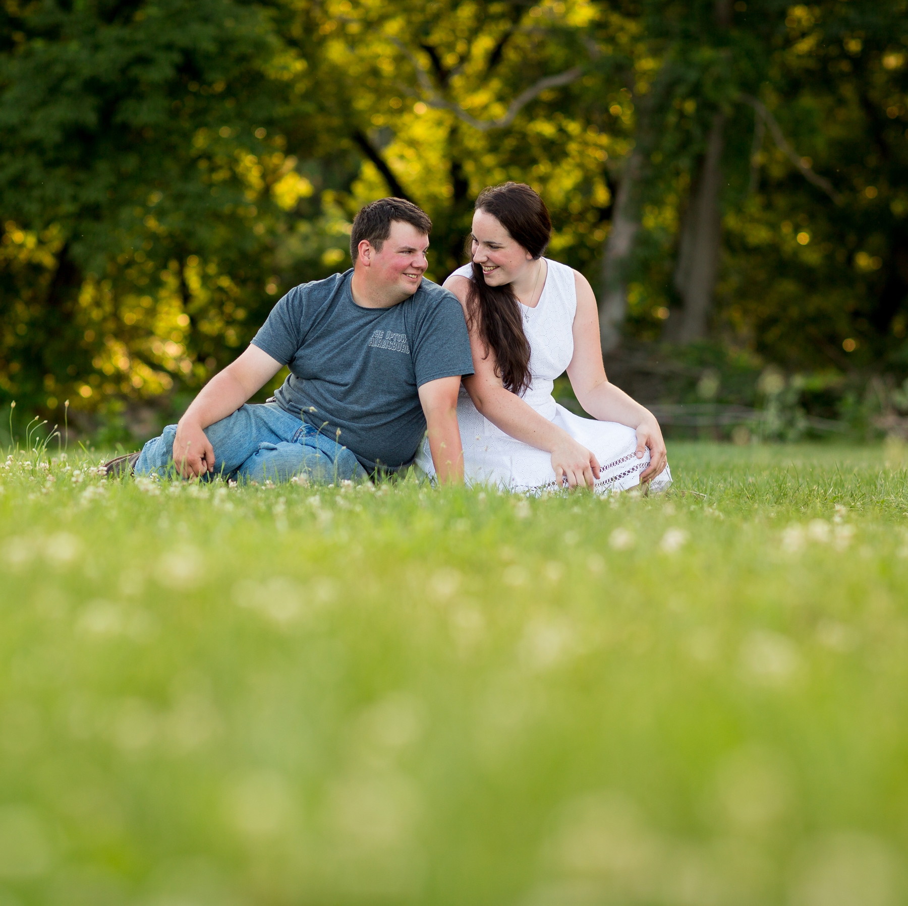 fun engagement photos at the firehouse